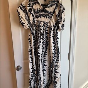 Elegant Black and White Women's Dress